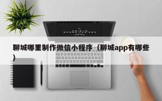海口聊城哪里制作微信小程序（聊城app有哪些）